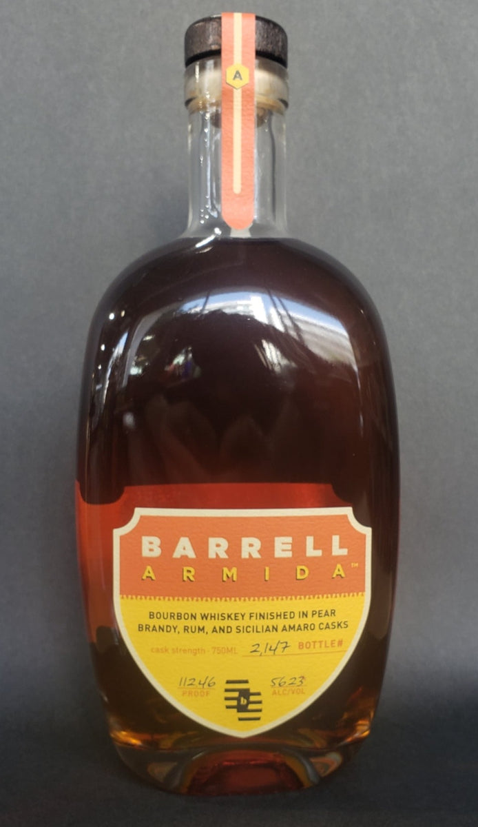 Barrell Armida Bourbon Whiskey Butcher and Booze