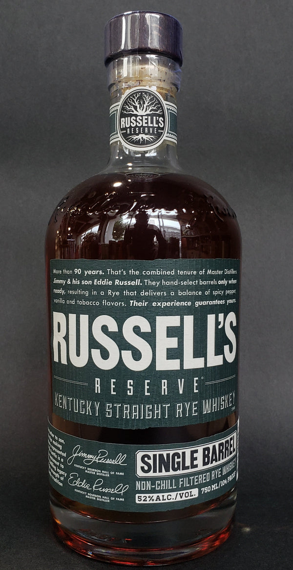 Russel's Reserve Single Barrel Straight Rye Whiskey