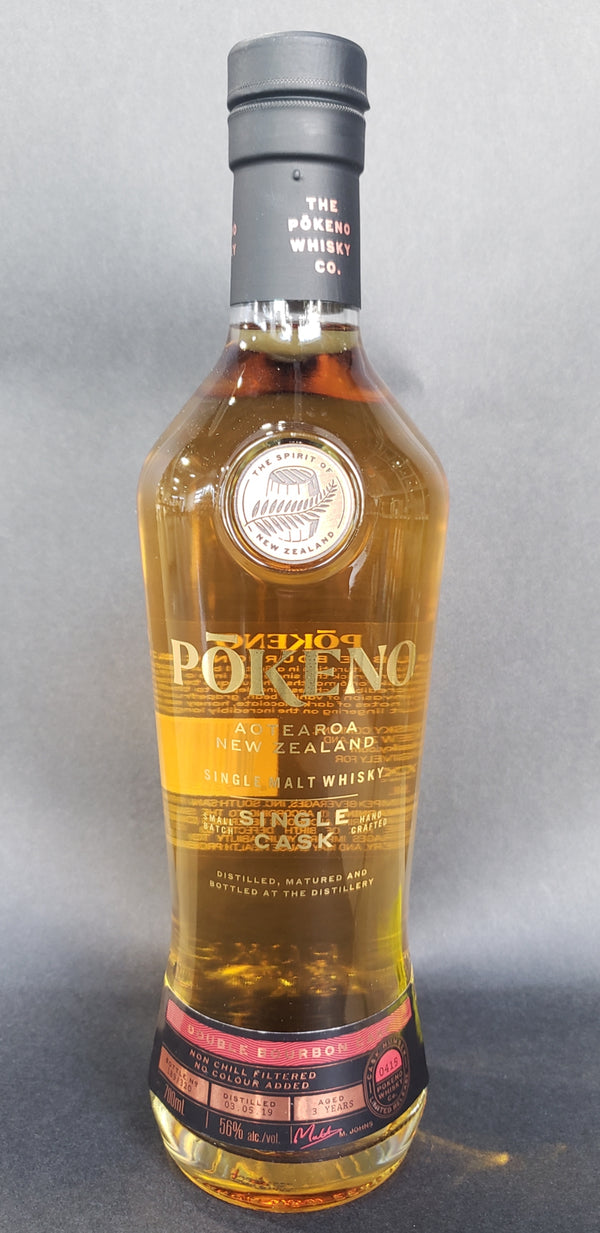Pokeno Aotearoa New Zealand Single Malt Whiskey Double Bourbon Cask